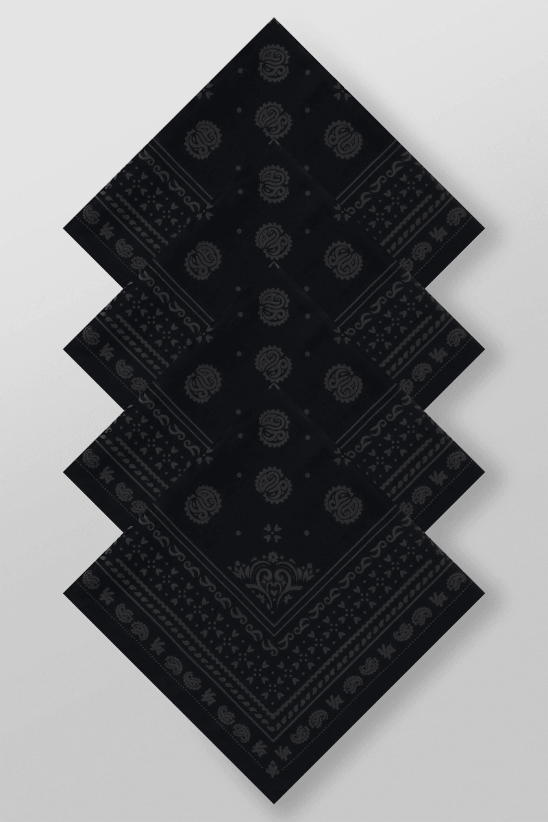 Youngla 9033 - Lah Bandanas - 4 Pack Pack 4 B