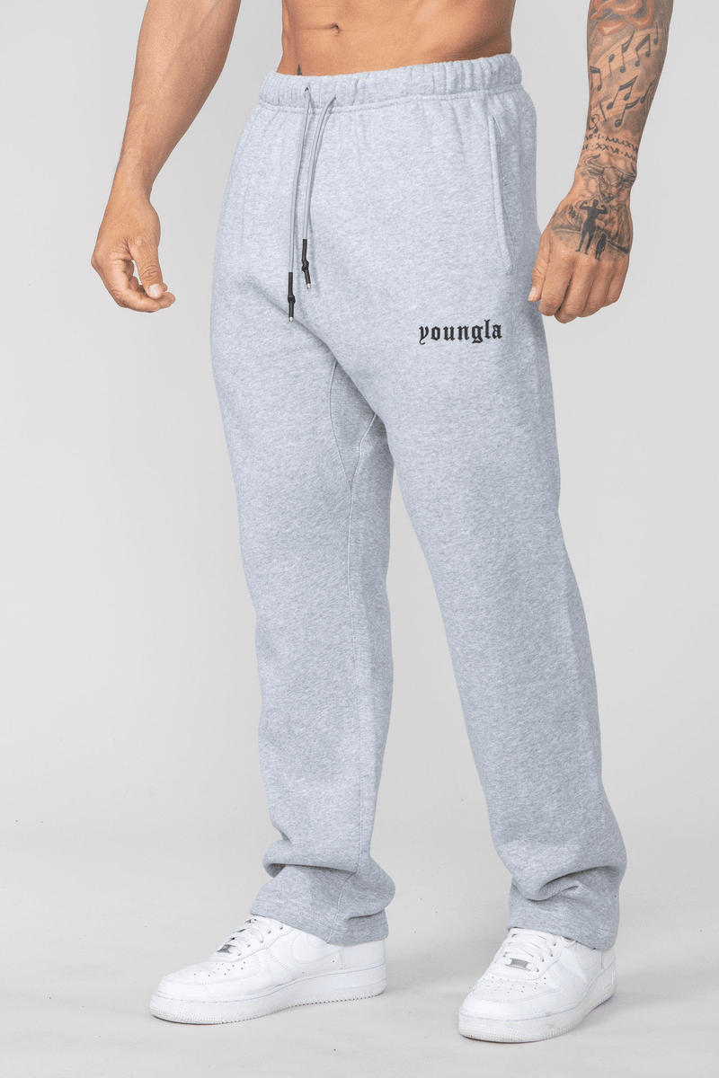 Youngla 216 Eternal No Cuff Sweats Heather Grey