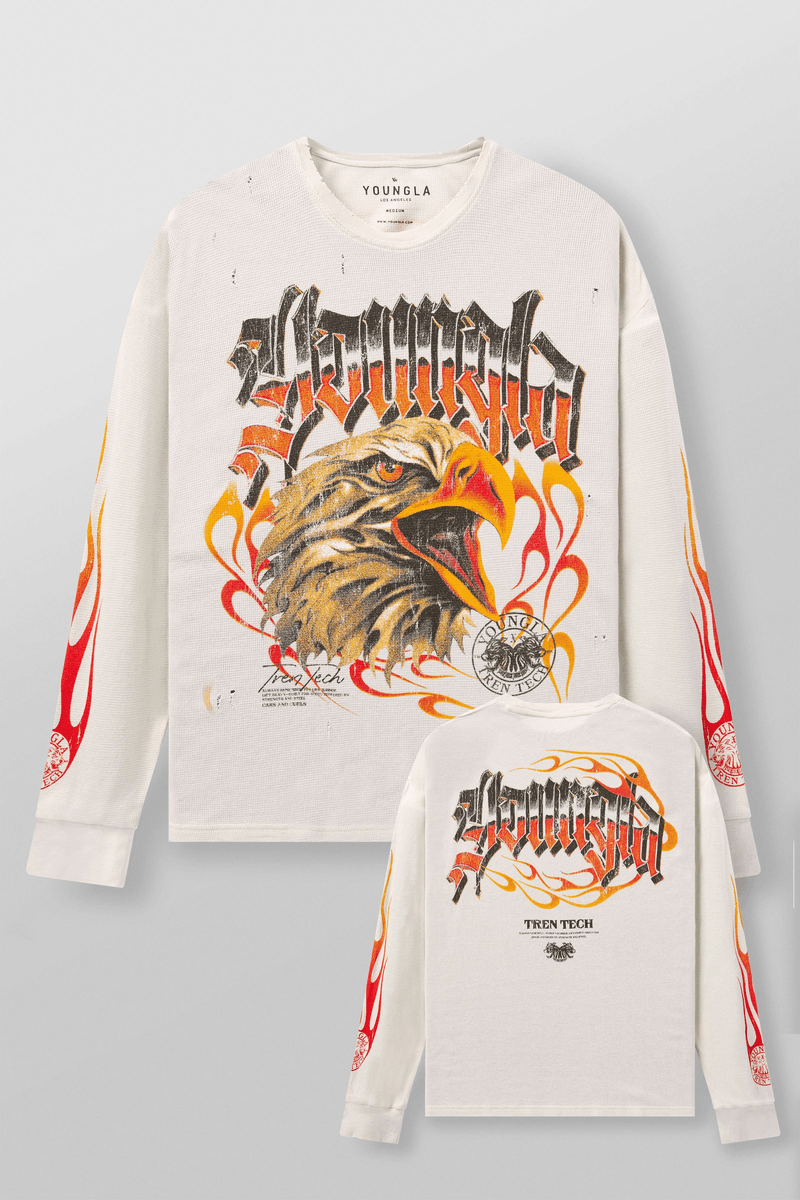 Youngla 8036 - Cars & Curls - Thermals Off-White