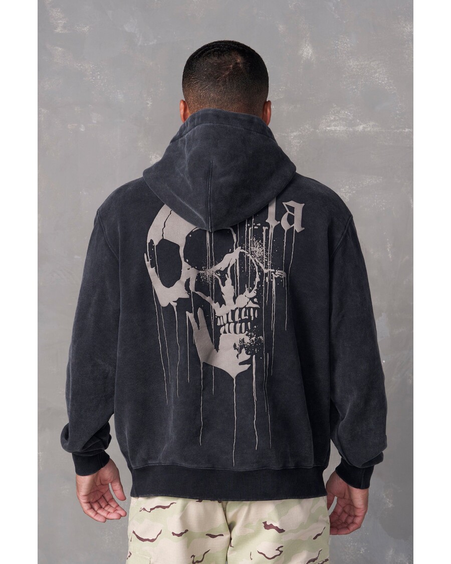 Youngla 551 - Drippy Skull Hoodie
