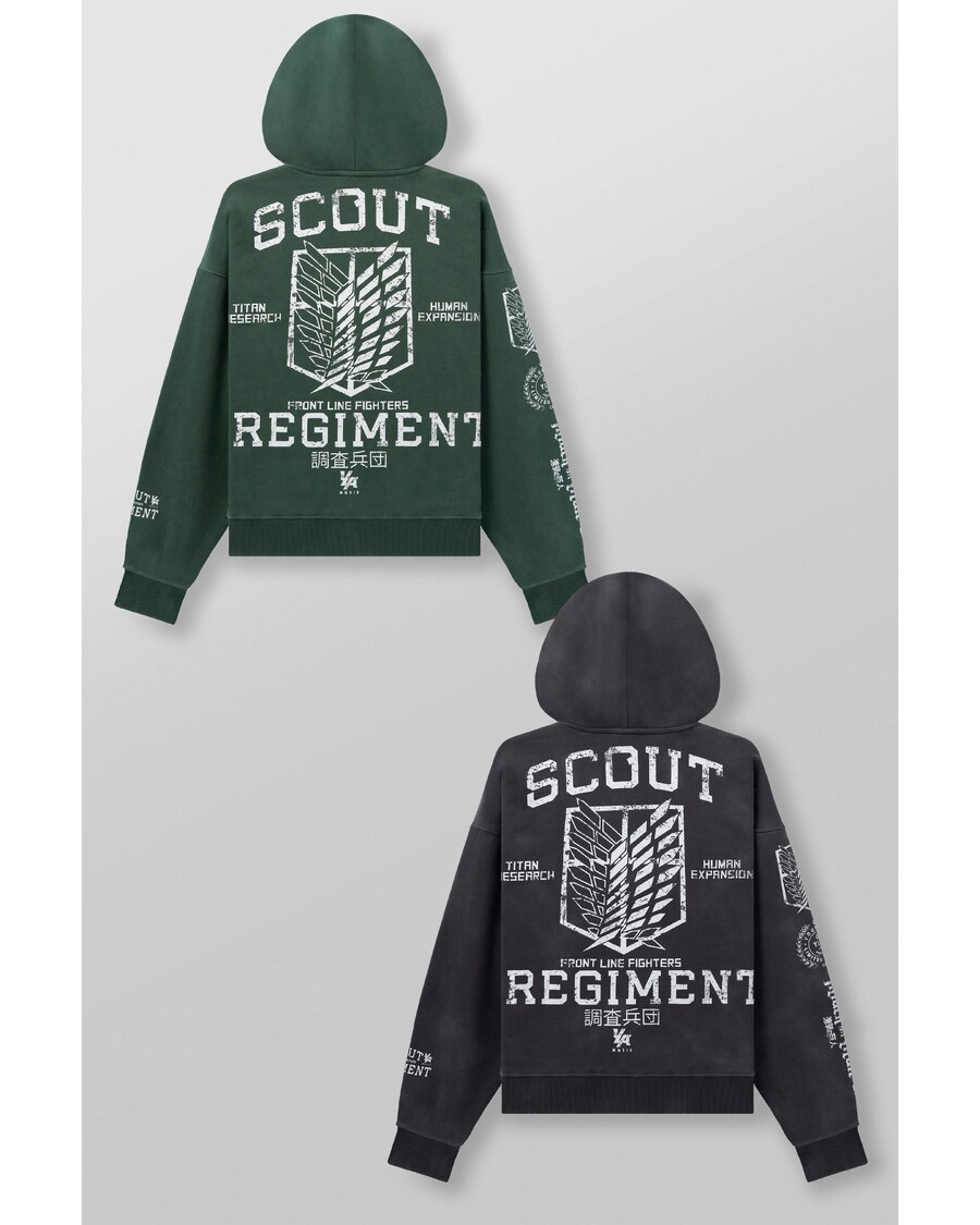 Youngla 5138 - AOT©  x YLA Zip-Up Hoodies