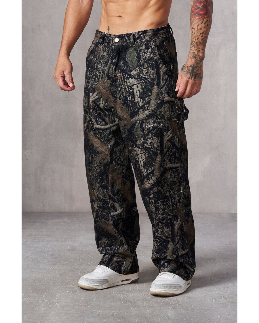 Youngla 2059 - Carpenter Tree Camo Jeans