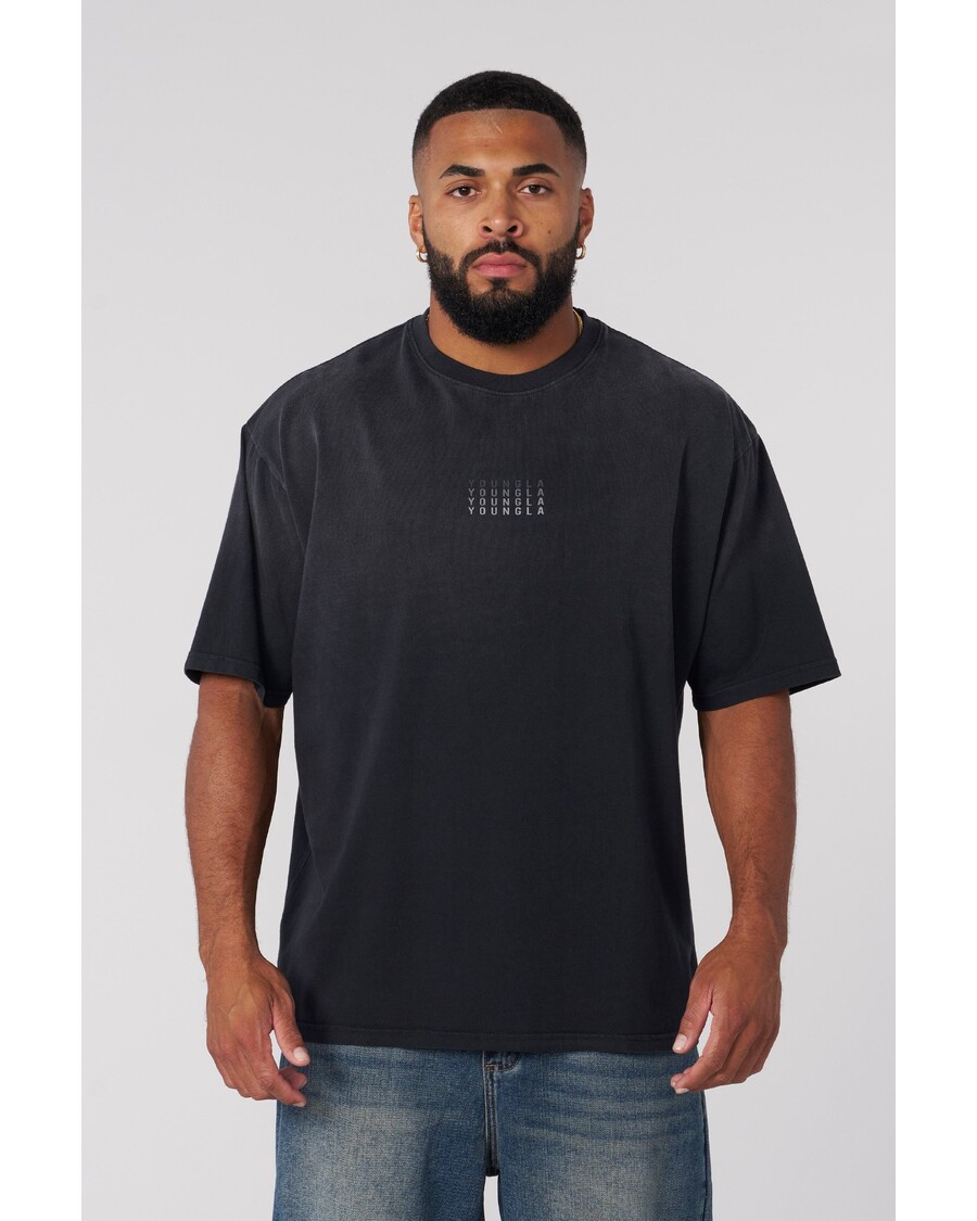 Youngla 4052 - Repeated Emblem Tees