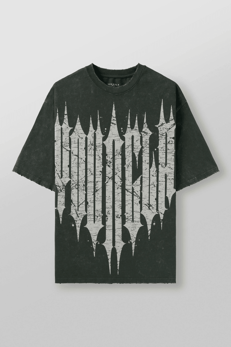 Youngla 4156 - Revenge Tees Dark Green Wash