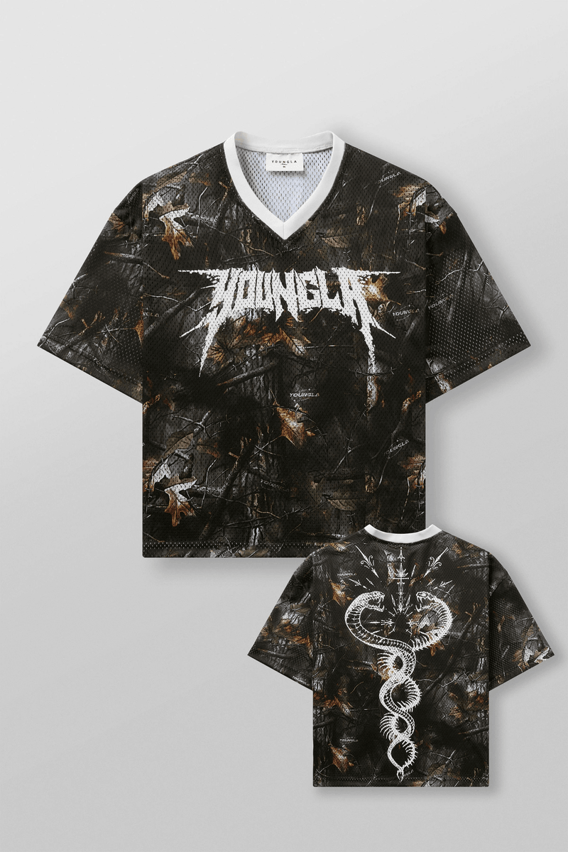 Youngla 4249 - Venom Jerseys Black Tree Camo
