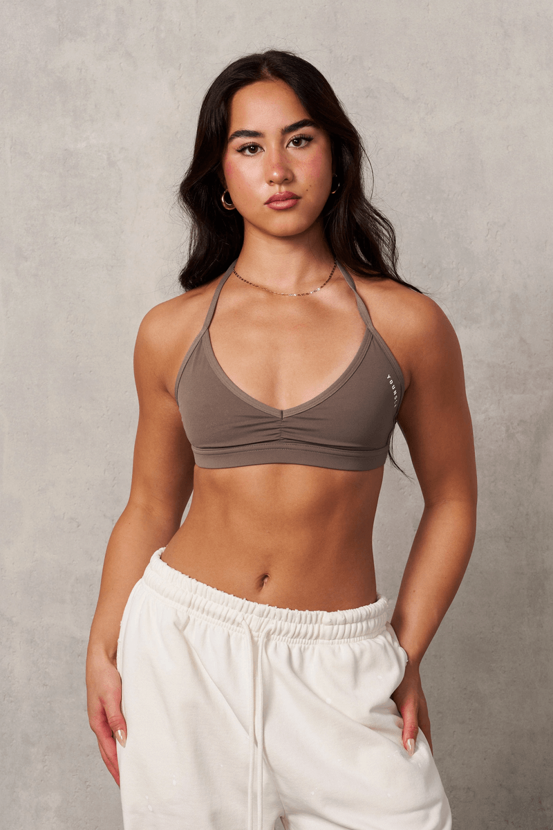 Youngla W335 - Urban V-neck Bra Deep Taupe