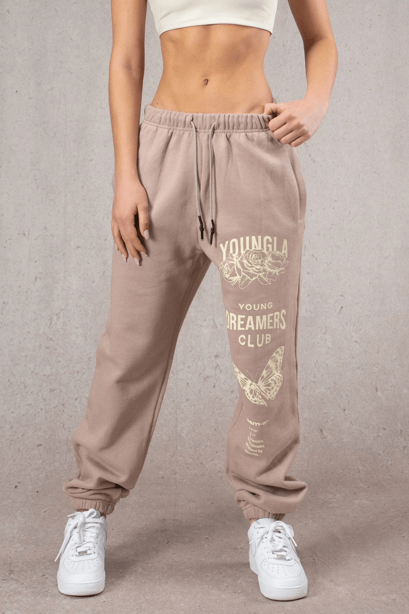 Youngla W211 Dreamers Joggers Dusty Mauve