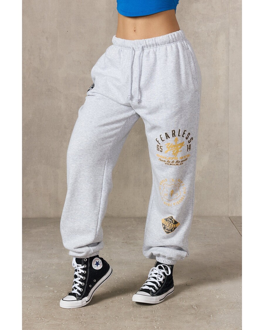 Joggers Deportivos Con Puños Deportivos Youngla W270 Gold's
