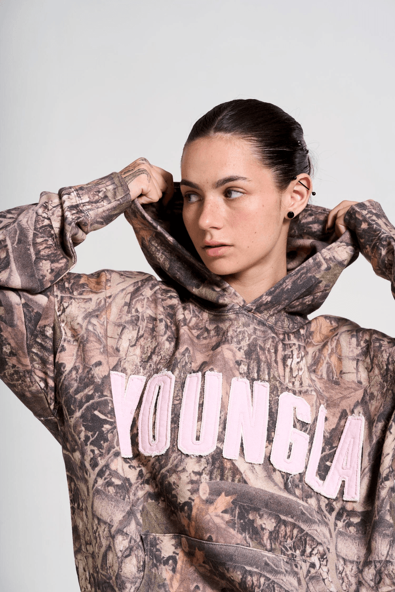 Outerwear Women Youngla W551 Hunting Season Hoodie Green Camo outerwear-women-youngla-w551-hunting-season-hoodie-green-camo